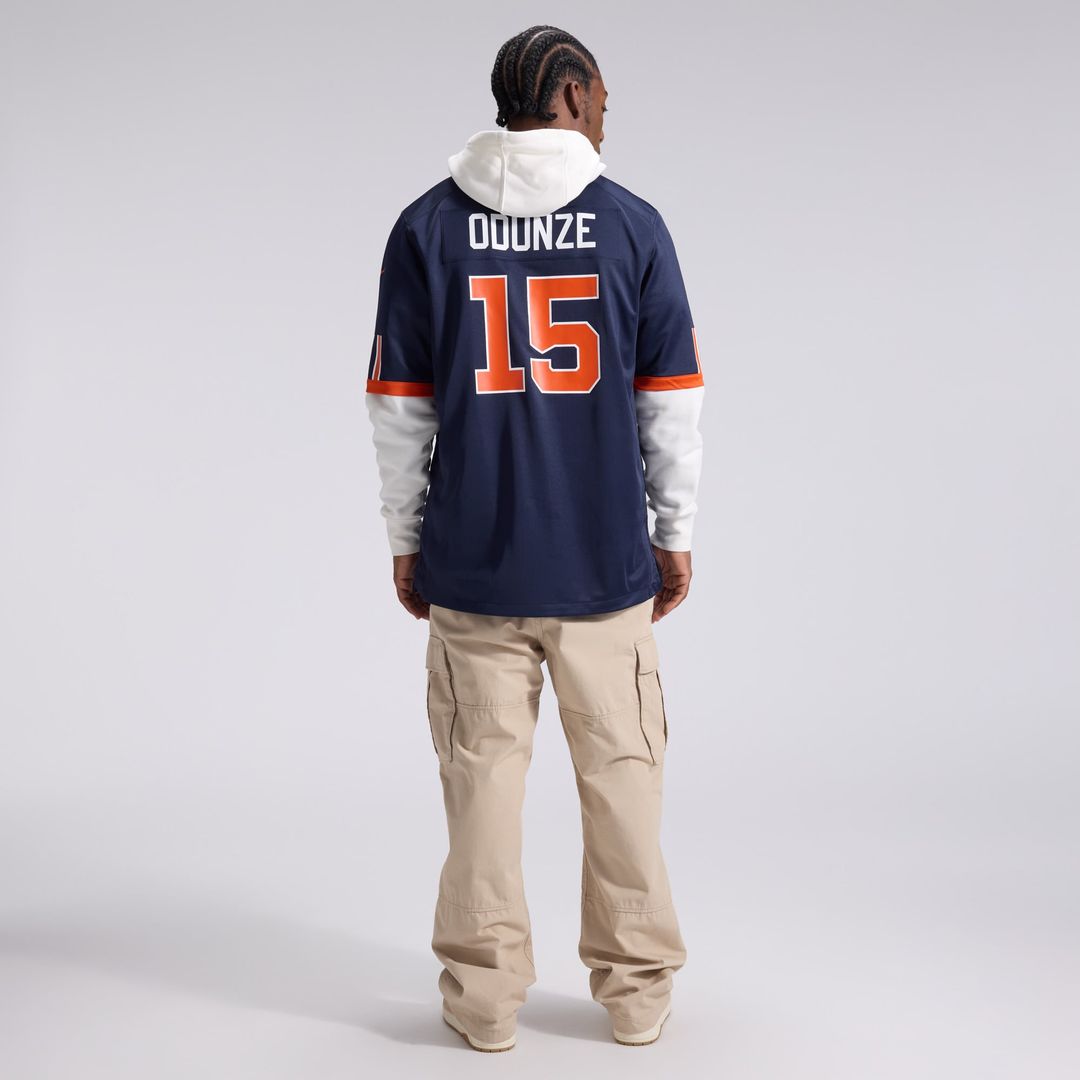 Rome Odunze Chicago Bears Nike Navy 2026 Rivalries Collection Game Jersey