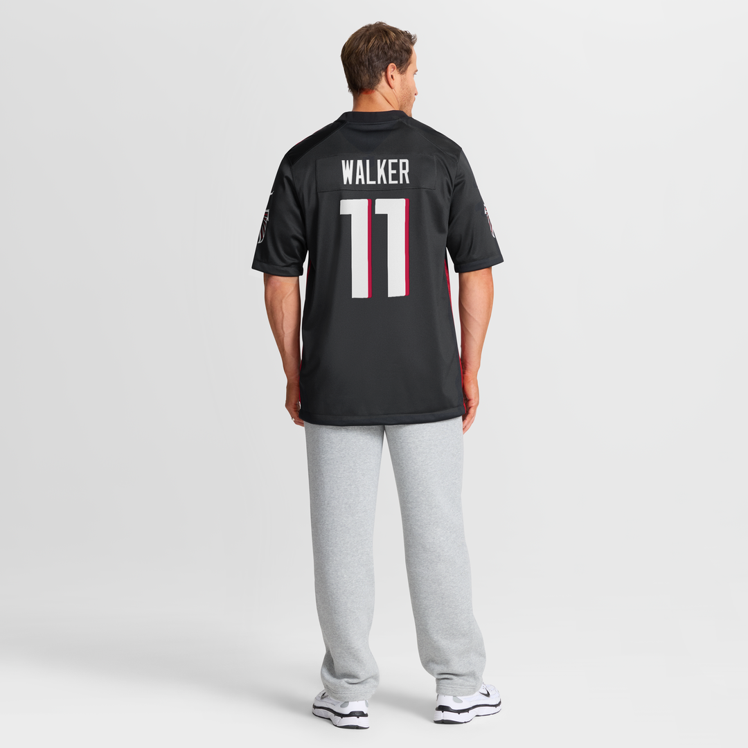 Jalon Walker Atlanta Falcons Nike Black Team Game Jersey