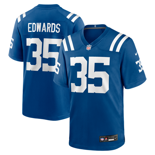 Johnathan Edwards Indianapolis Colts Nike Royal Team Game Jersey