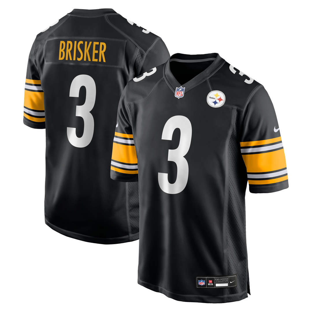 Jaquan Brisker Pittsburgh Steelers Nike Black Team Game Jersey