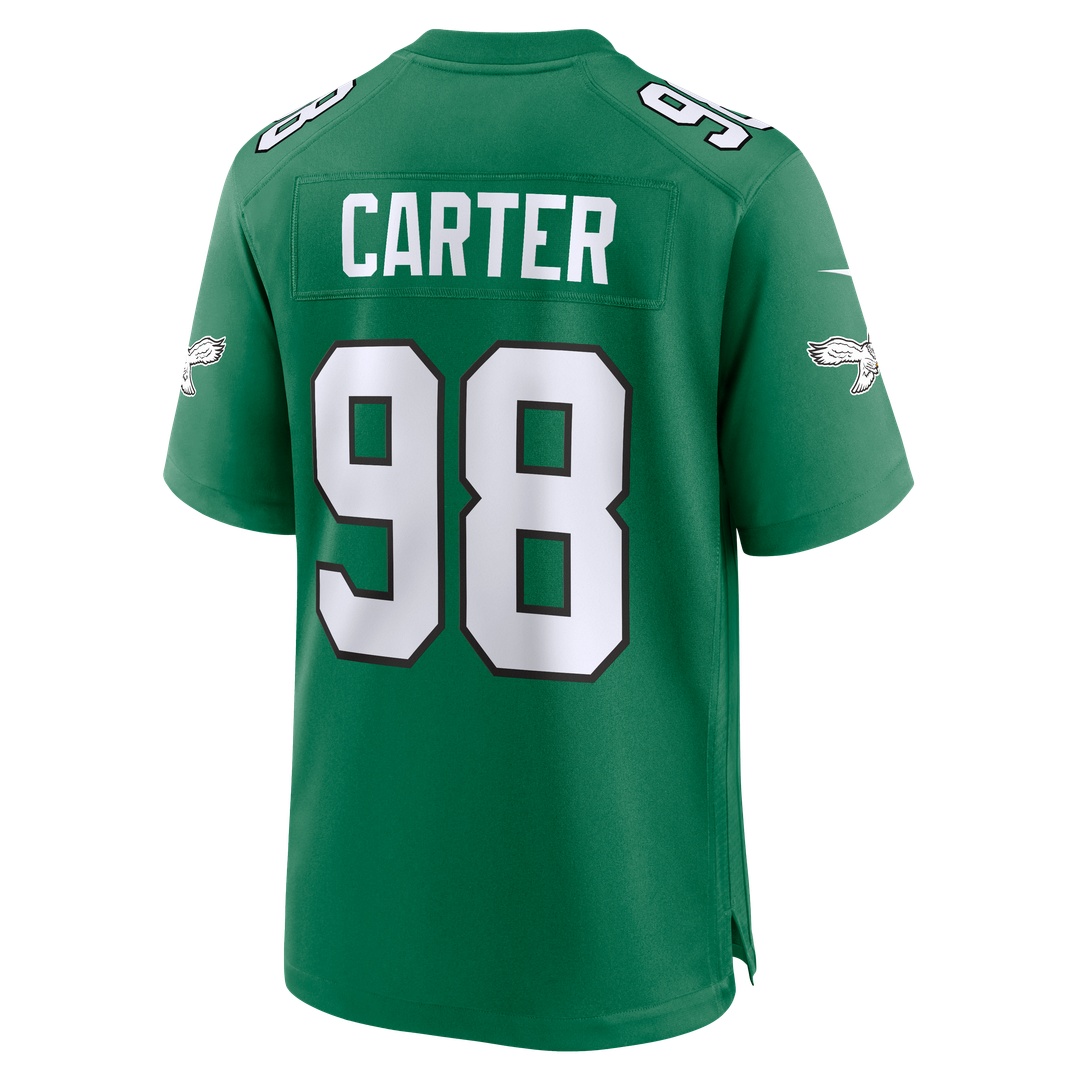 Jalen Carter Philadelphia Eagles Nike Midnight Green Team Game Jersey