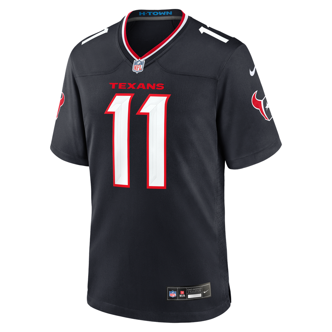 Tremon Smith Houston Texans Nike Navy Team Game Jersey