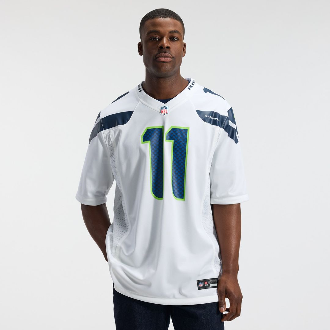 Jaxon Smith-Njigba Seattle Seahawks Nike White Game Jersey