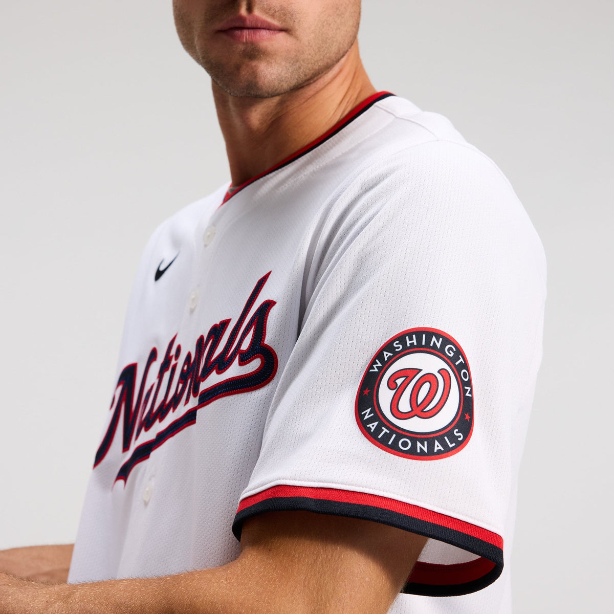 Washington Nationals Dylan Crews Nike White Home Limited Player Jersey