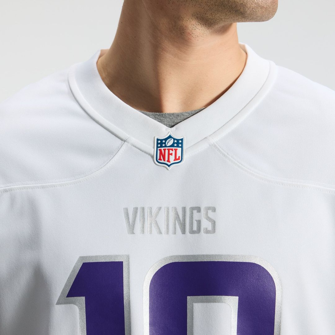 Justin Jefferson Minnesota Vikings Nike White Alternate Game Player Jersey