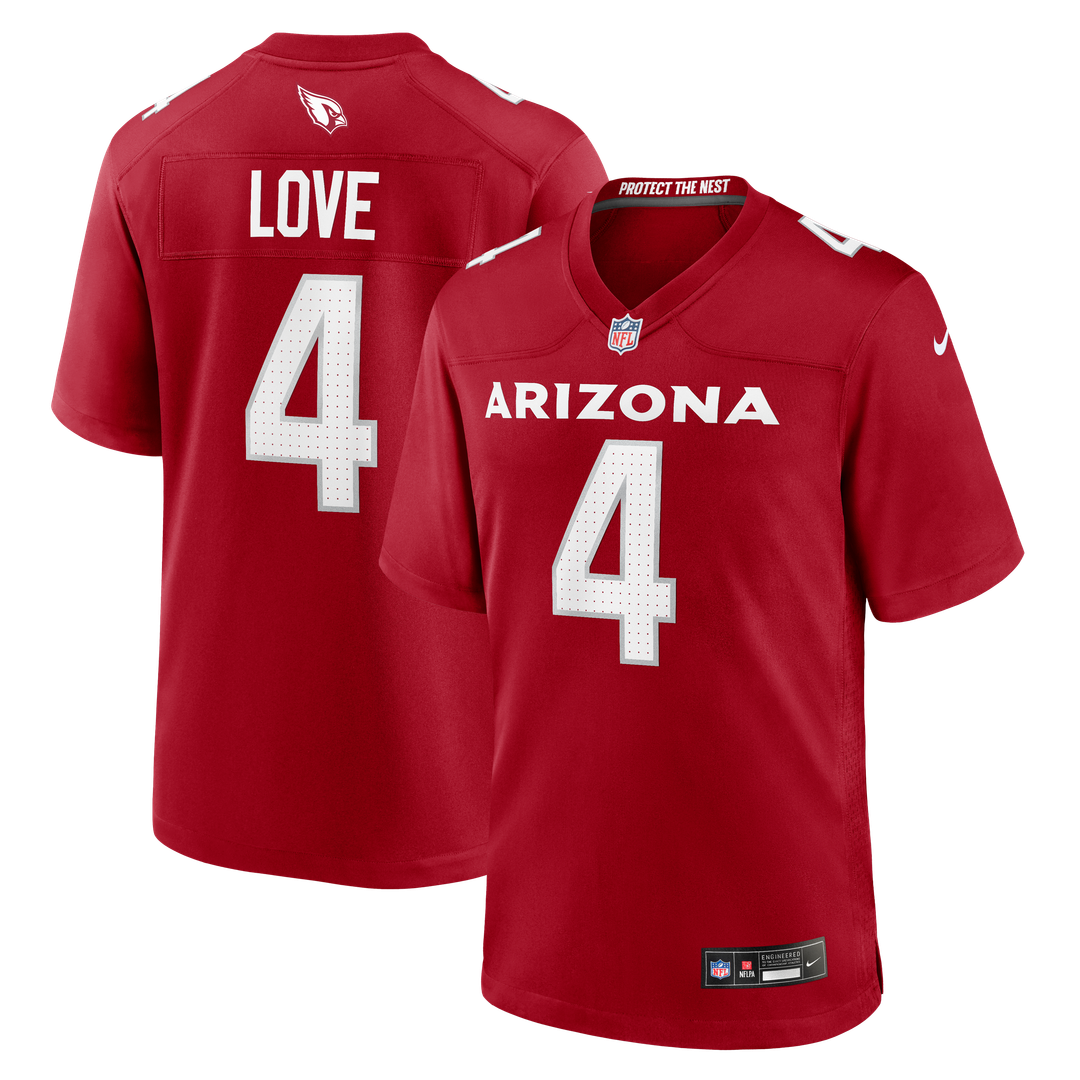 Jeremiyah Love Arizona Cardinals Nike Cardinal Team Game Jersey