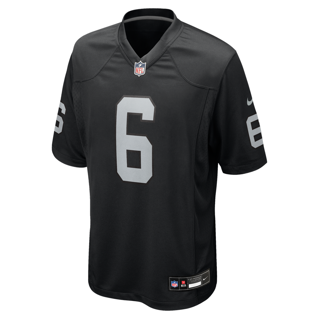 AJ Cole Las Vegas Raiders Nike Black Game Jersey