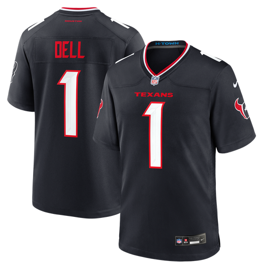 Tank Dell Houston Texans Nike Navy Team Game Jersey