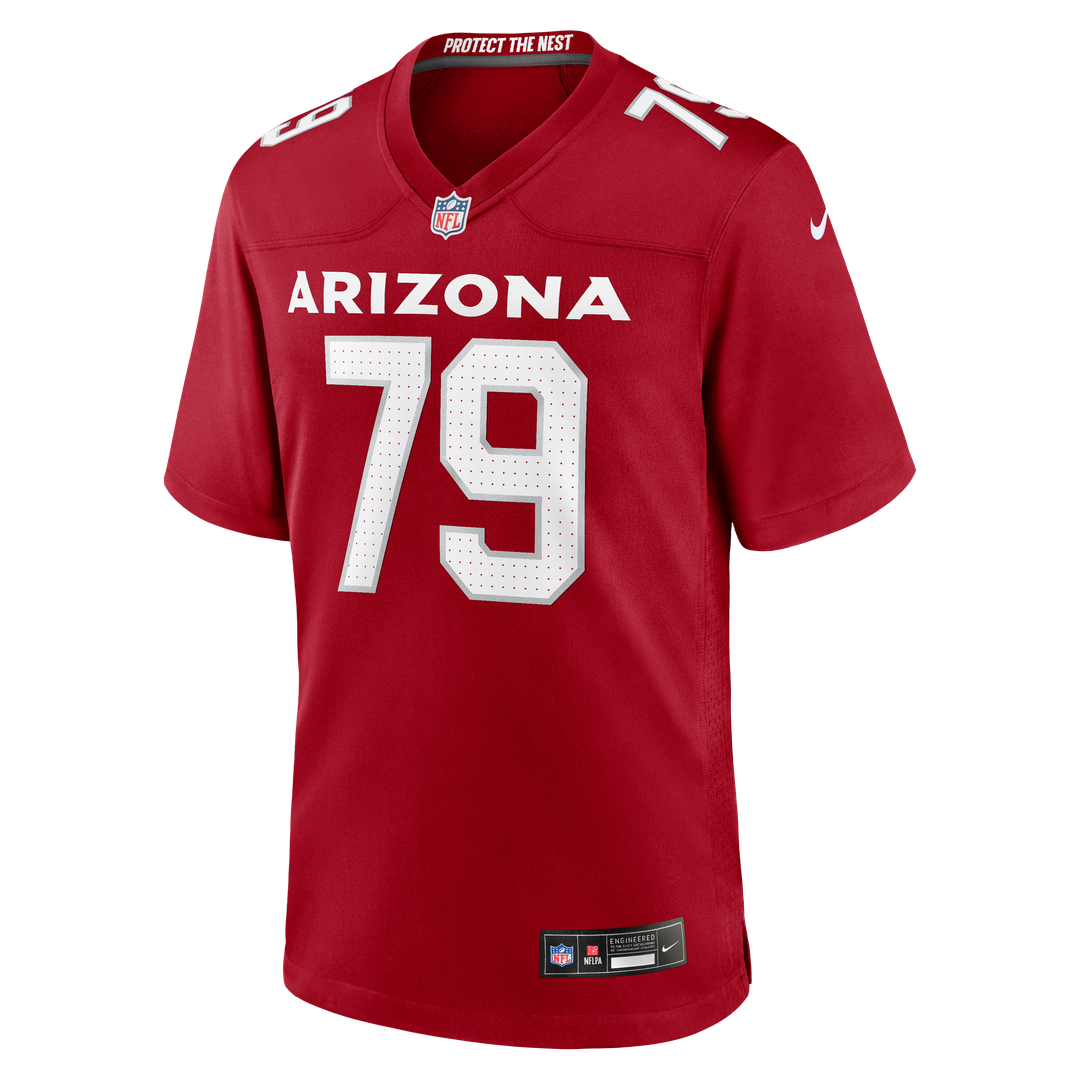 PJ Mustipher Arizona Cardinals Nike Cardinal Team Game Jersey