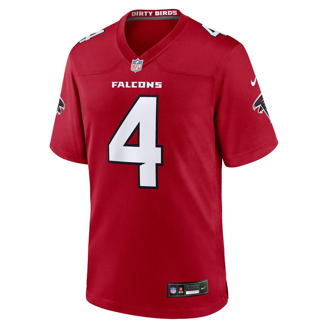 Jahan Dotson Atlanta Falcons Nike Red Team Game Jersey