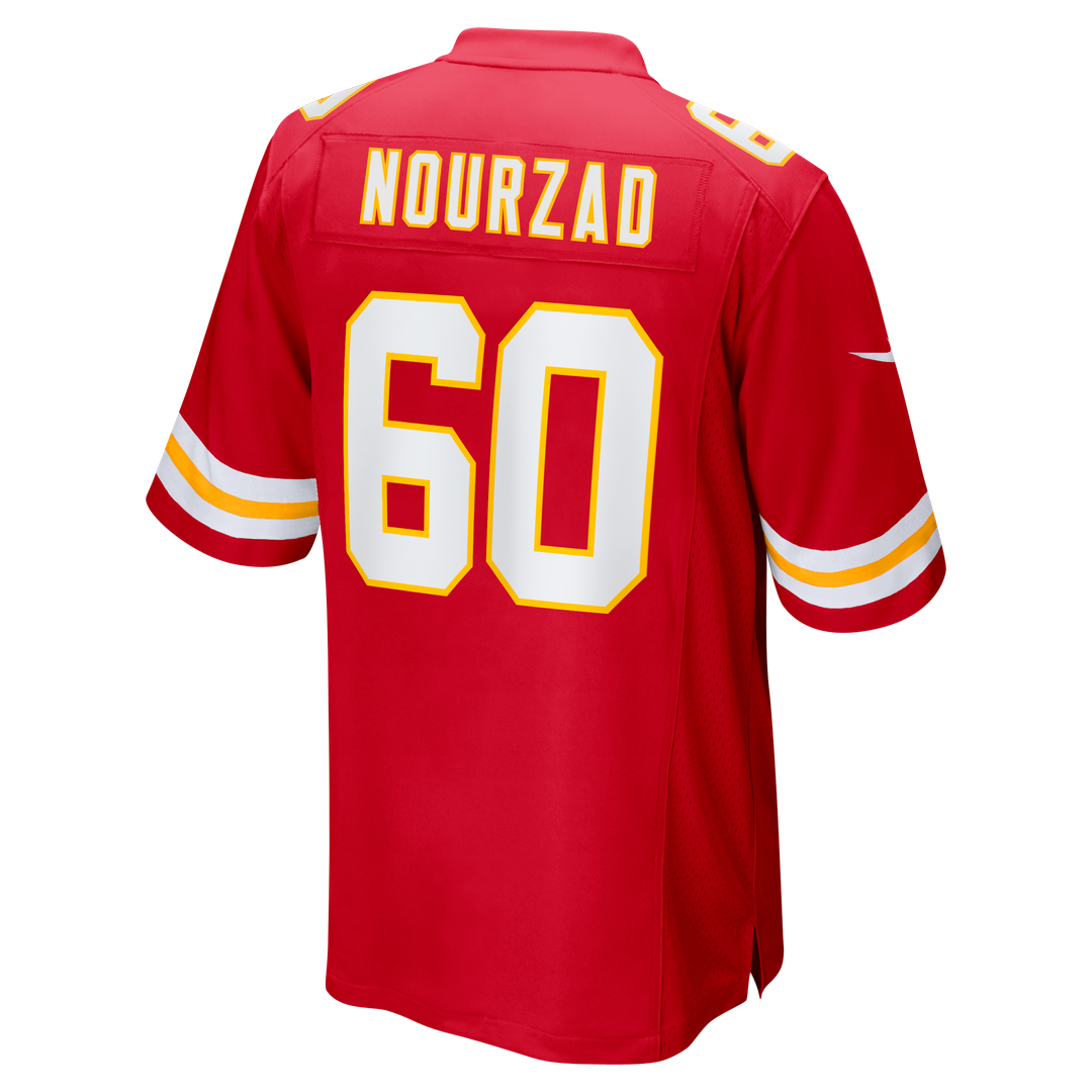 Hunter Nourzad Kansas City Chiefs Nike Red Game Jersey