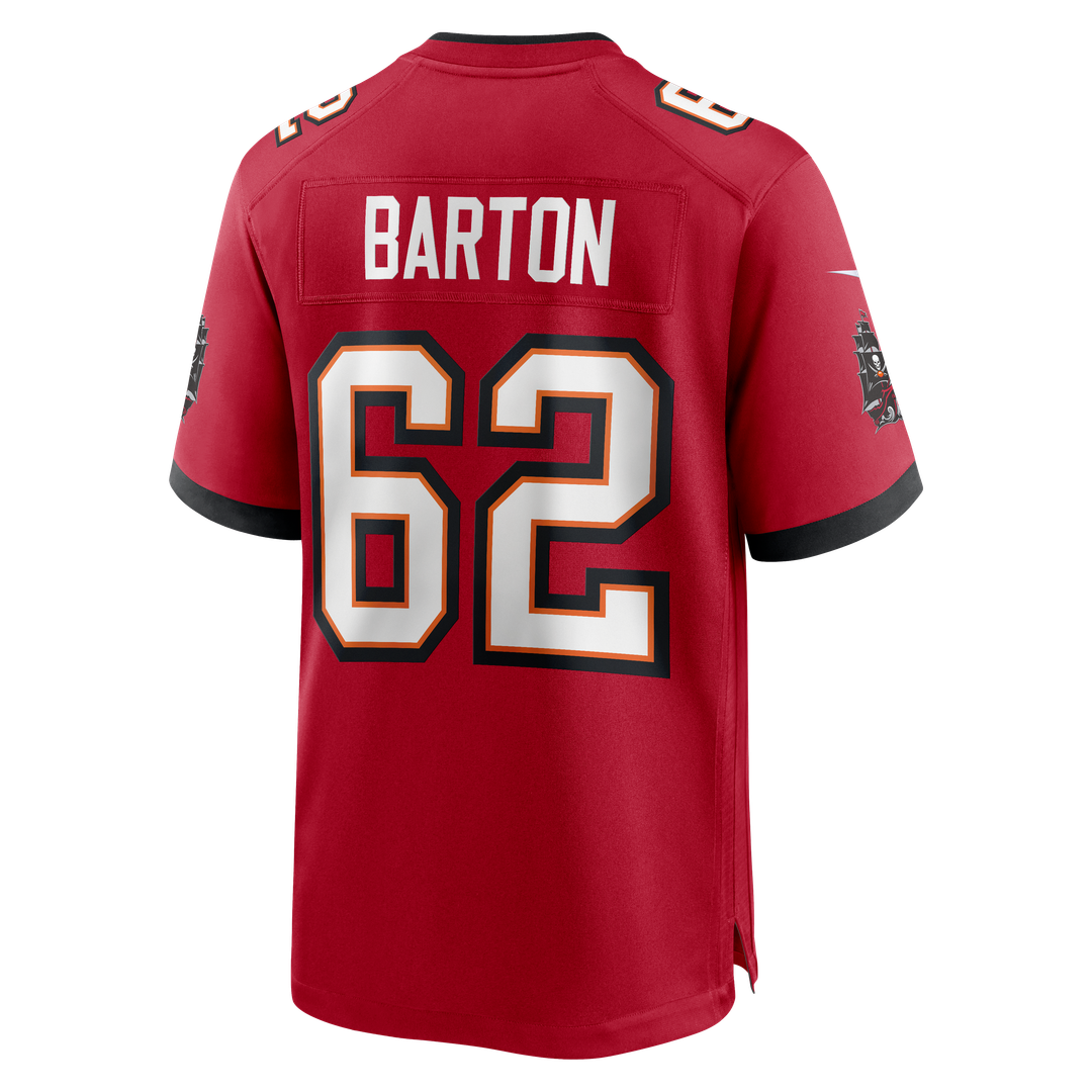 Graham Barton Tampa Bay Buccaneers Pick No. 26 Nike Red Player Game Jersey