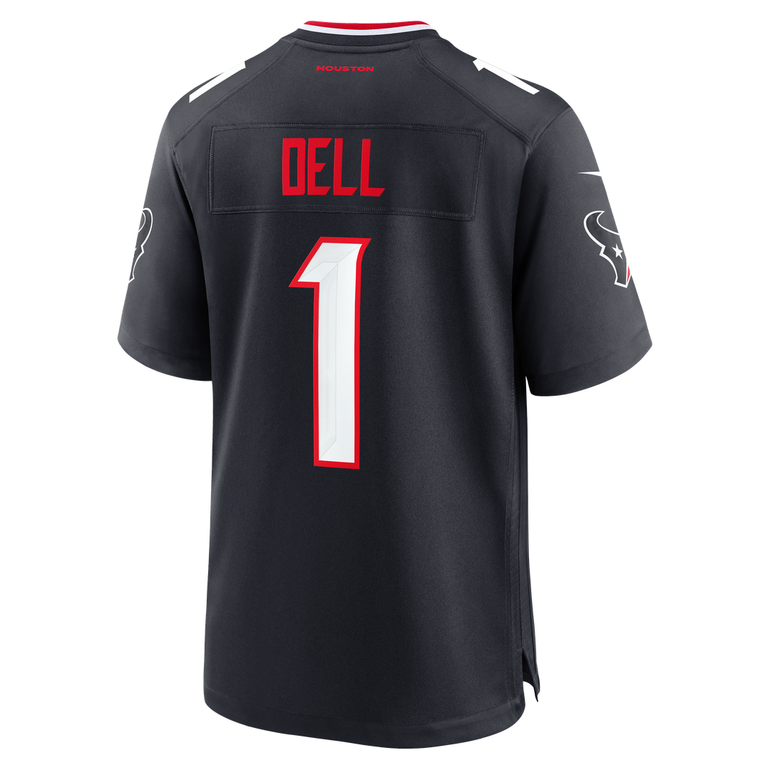 Tank Dell Houston Texans Nike Navy Team Game Jersey