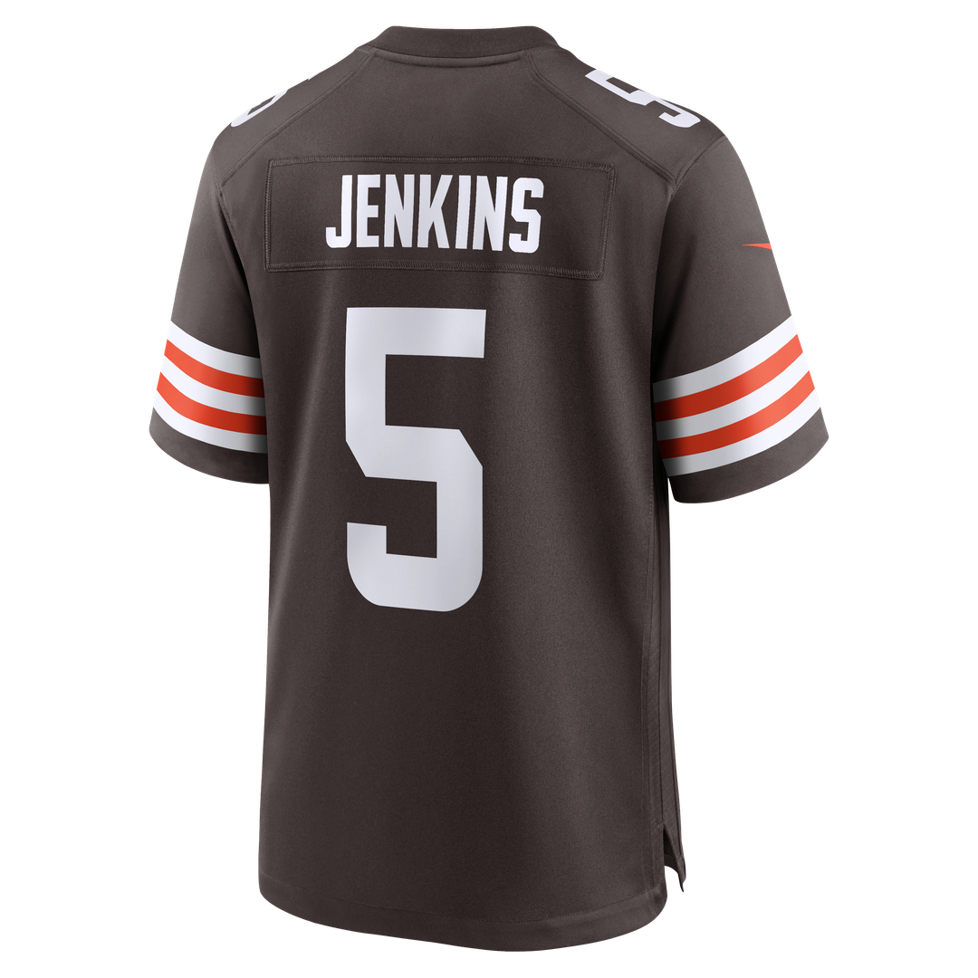 Rayshawn Jenkins Cleveland Browns Nike Brown Team Game Jersey