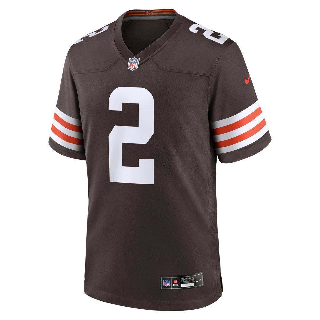 Shedeur Sanders Cleveland Browns Nike Brown Game Jersey