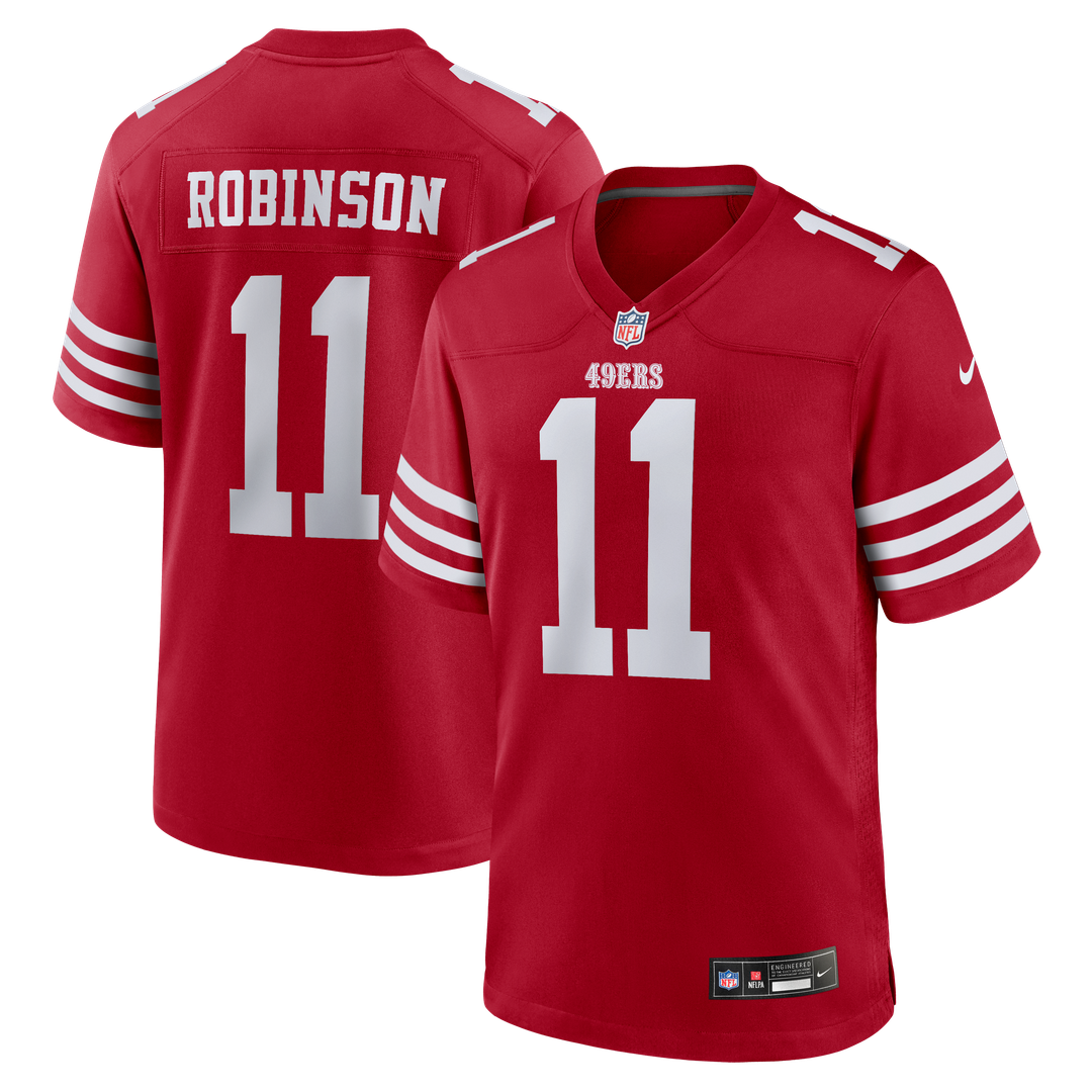 Demarcus Robinson San Francisco 49ers Nike Scarlet Team Game Jersey