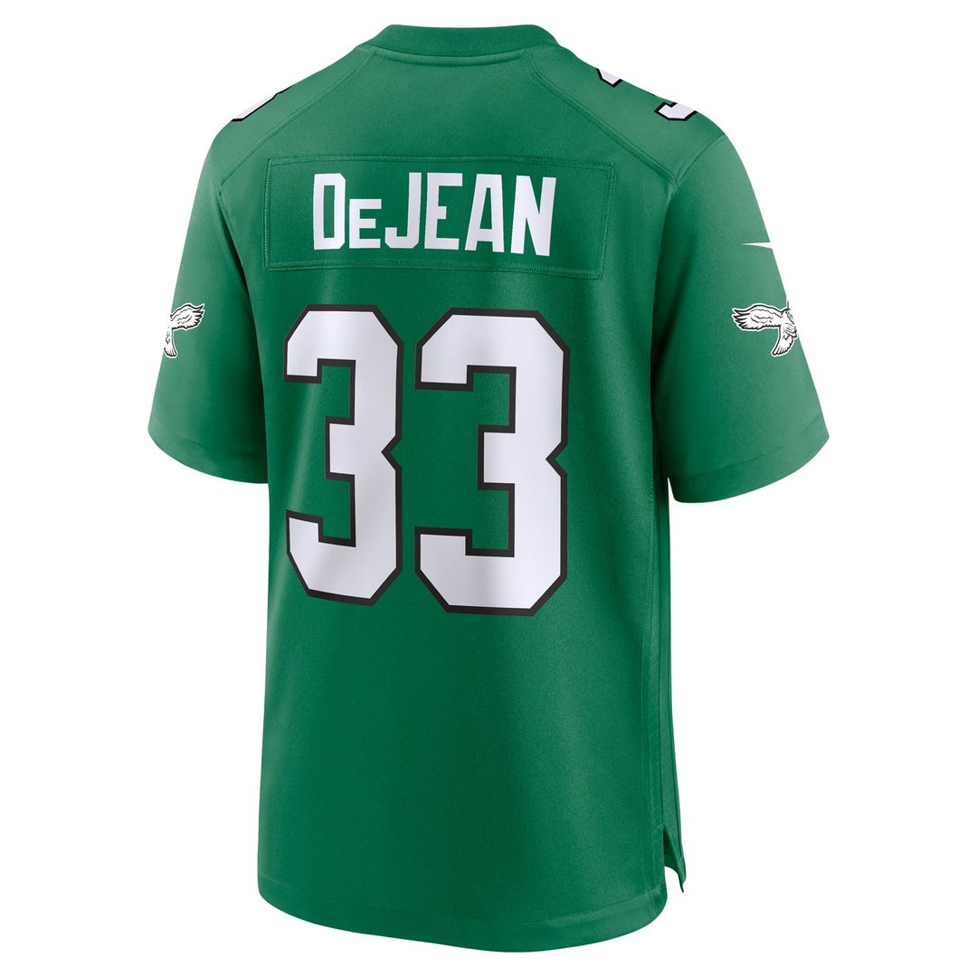 Cooper DeJean Philadelphia Eagles Nike Black Alternate Game Jersey