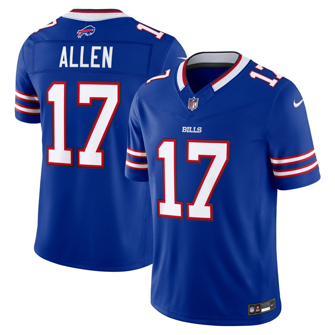 Josh Allen Buffalo Bills Nike Red Alternate Vapor F.U.S.E. Stitched Limited Jersey