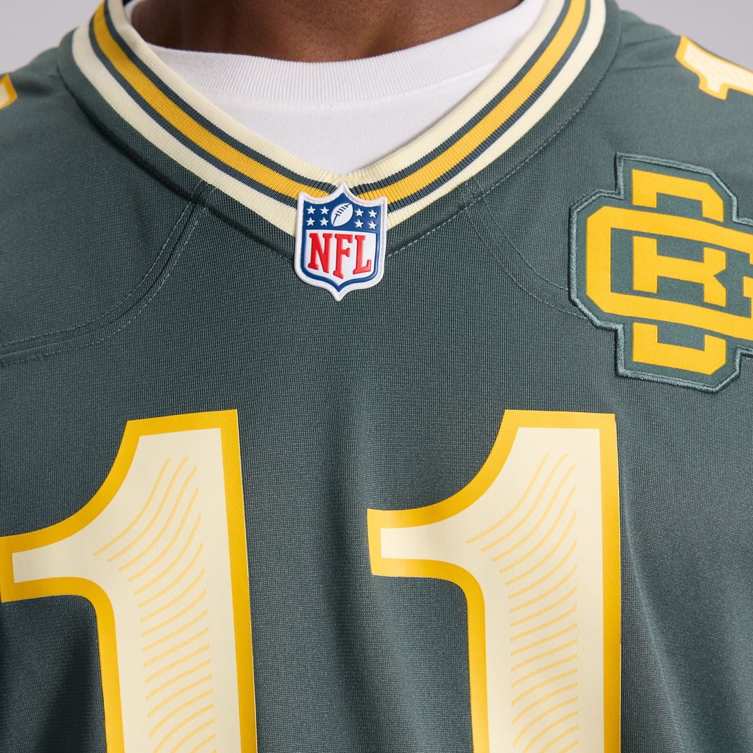 Jayden Reed Green Bay Packers Nike Green 2026 Rivalries Collection Game Jersey