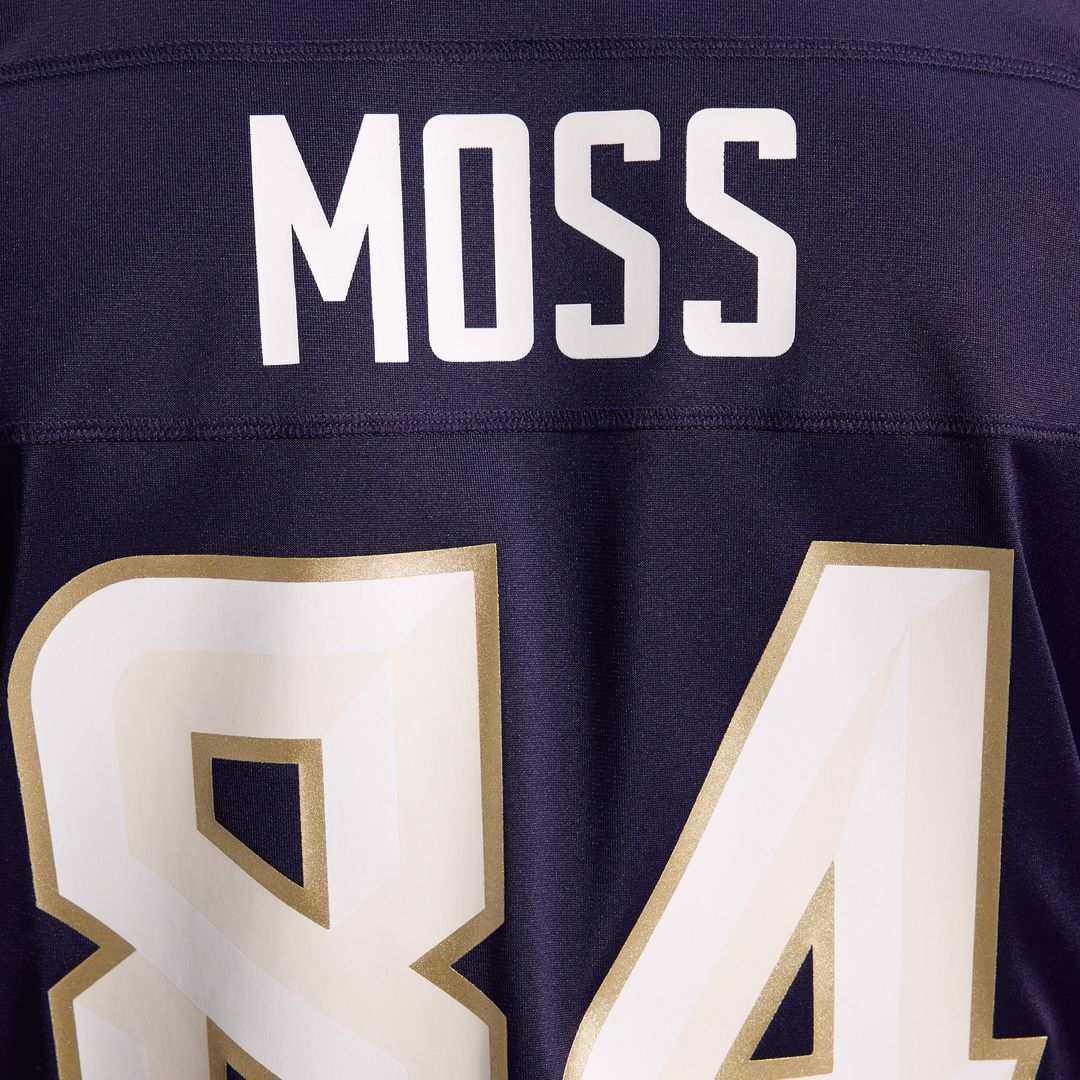 Randy Moss Minnesota Vikings Nike Purple 2026 Rivalries Collection Game Jersey
