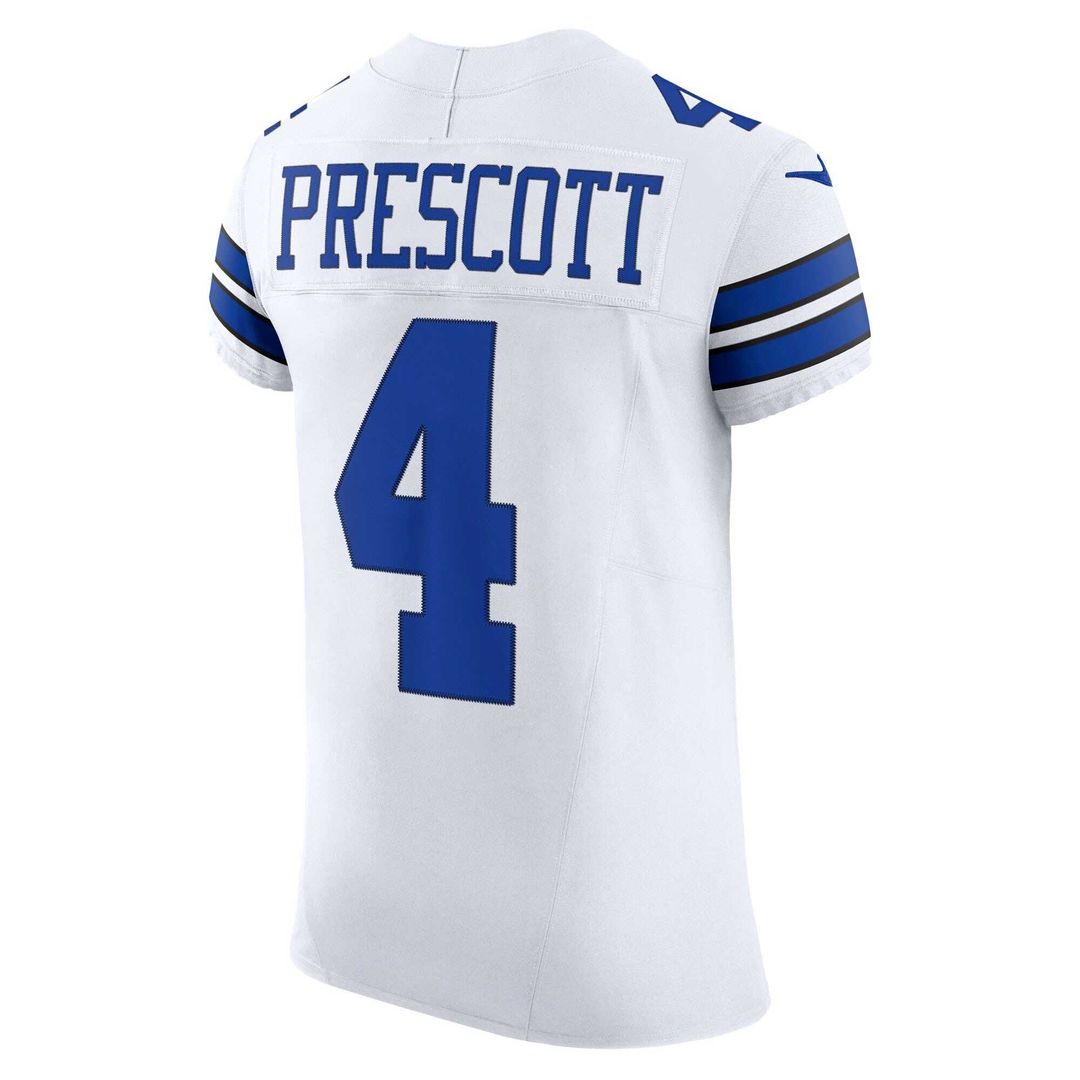 Dak Prescott Dallas Cowboys Nike White Vapor F.U.S.E. Elite Jersey