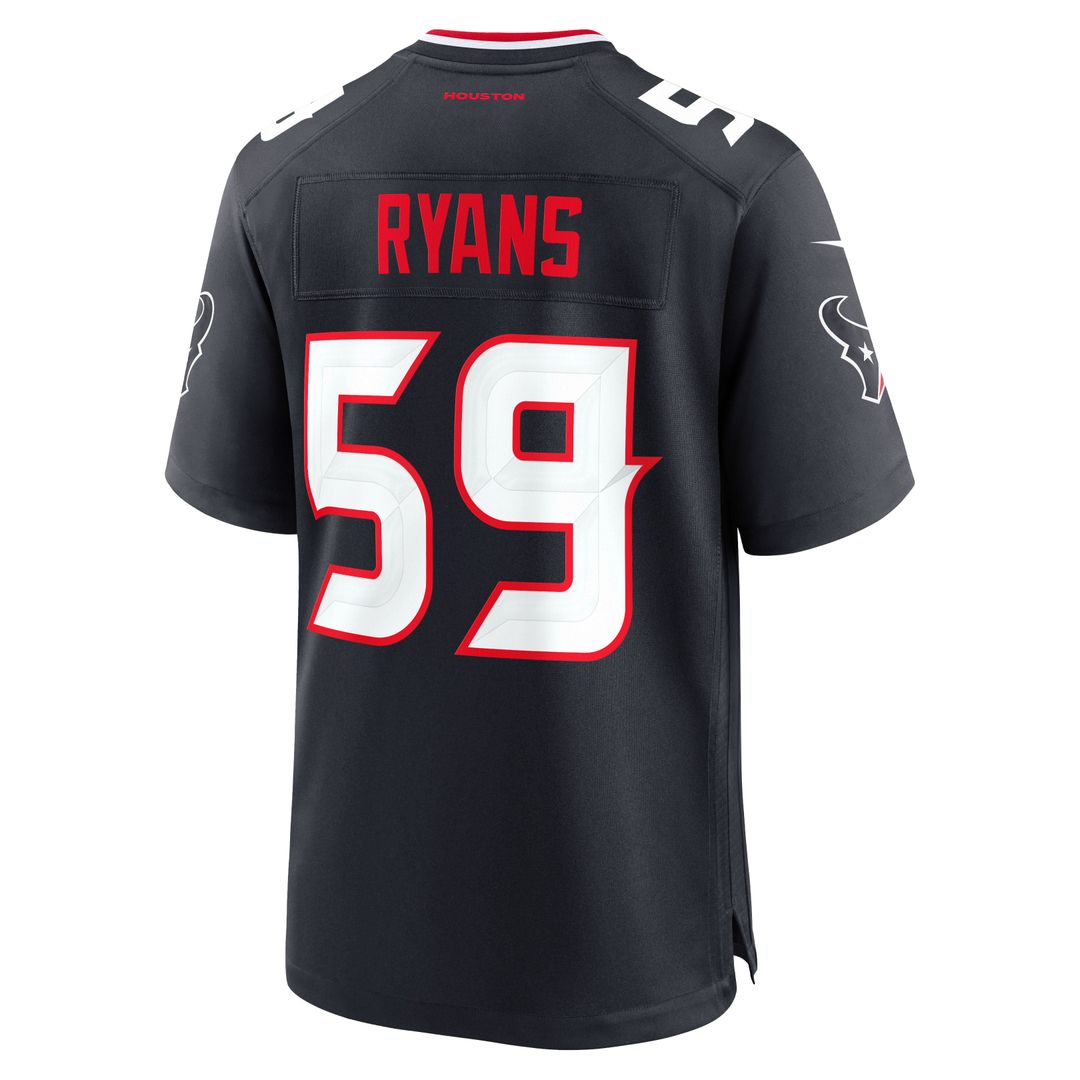 DeMeco Ryans Houston Texans Nike Navy Team Retired Game Jersey