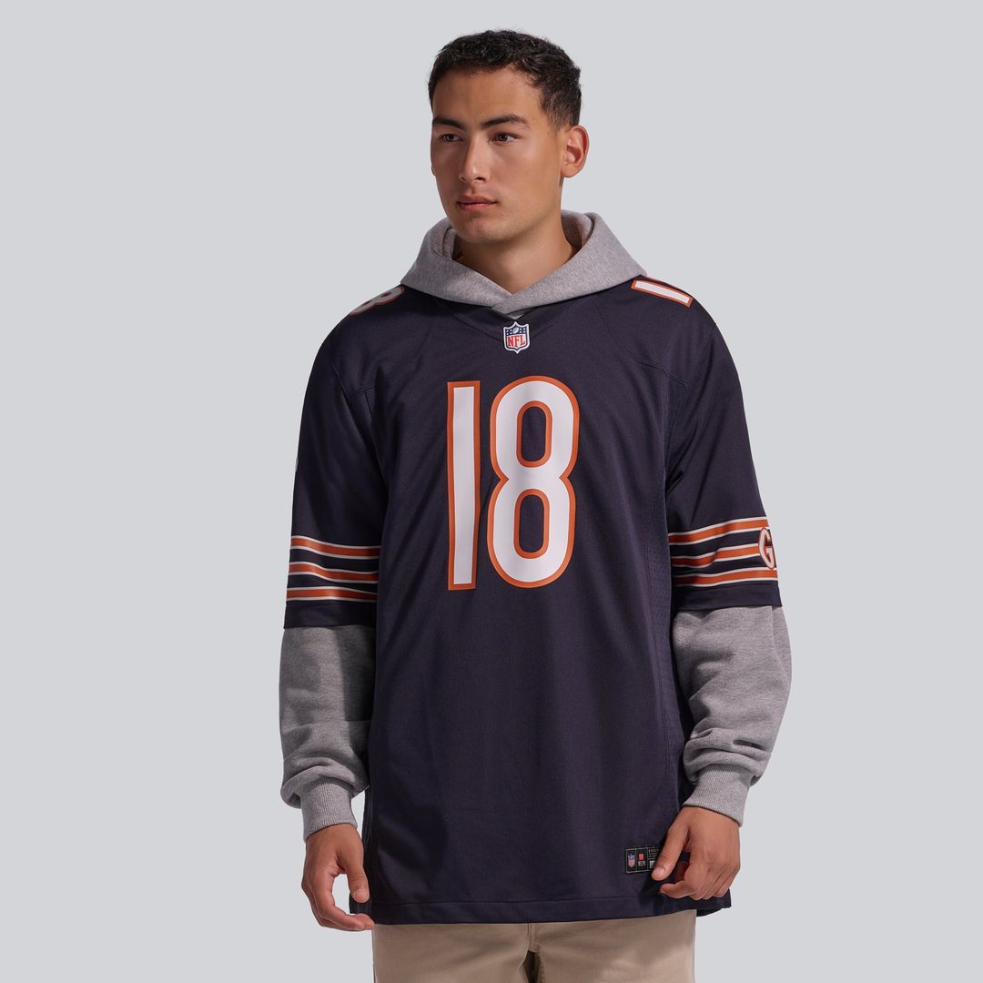 Caleb Williams Chicago Bears Nike Orange Alternate Player Game Jersey