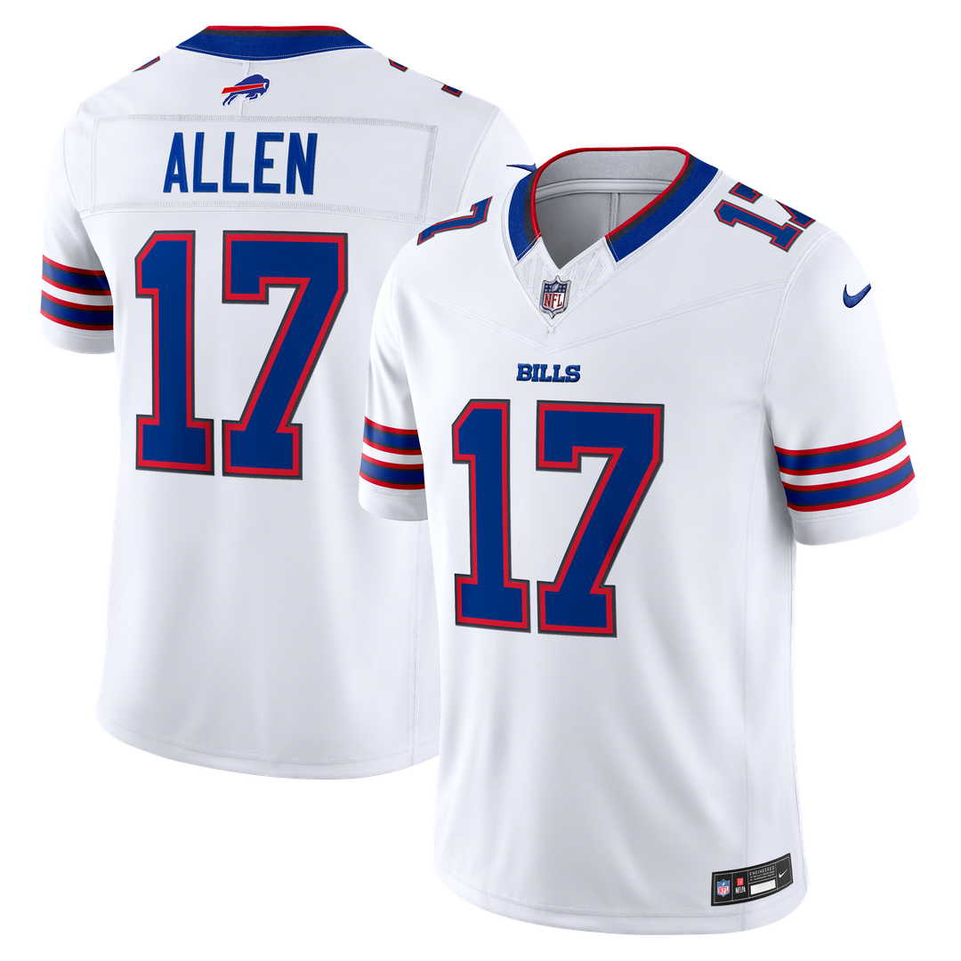 Josh Allen Buffalo Bills Nike White Vapor F.U.S.E. Stitched Limited Jersey