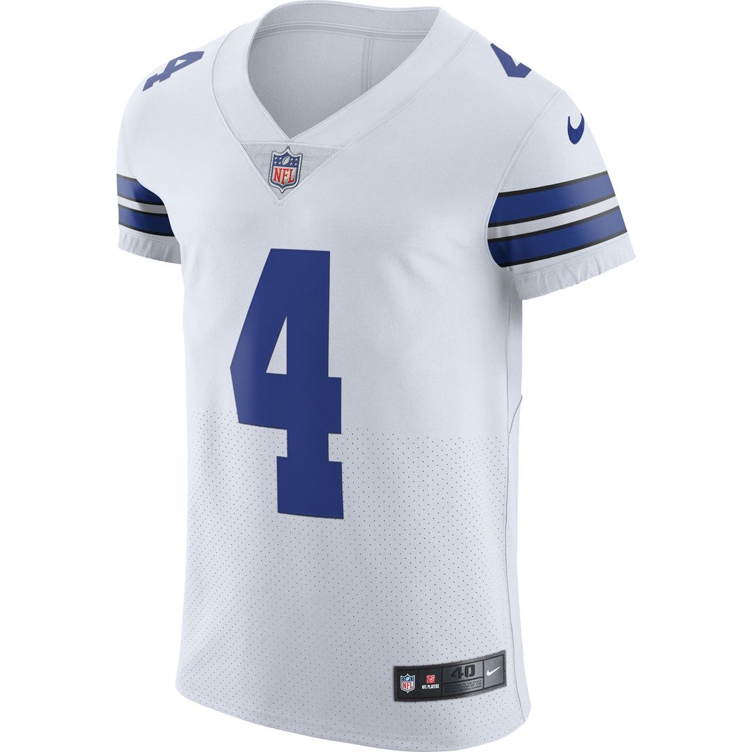 Dak Prescott Dallas Cowboys Nike White Vapor Elite Player Jersey