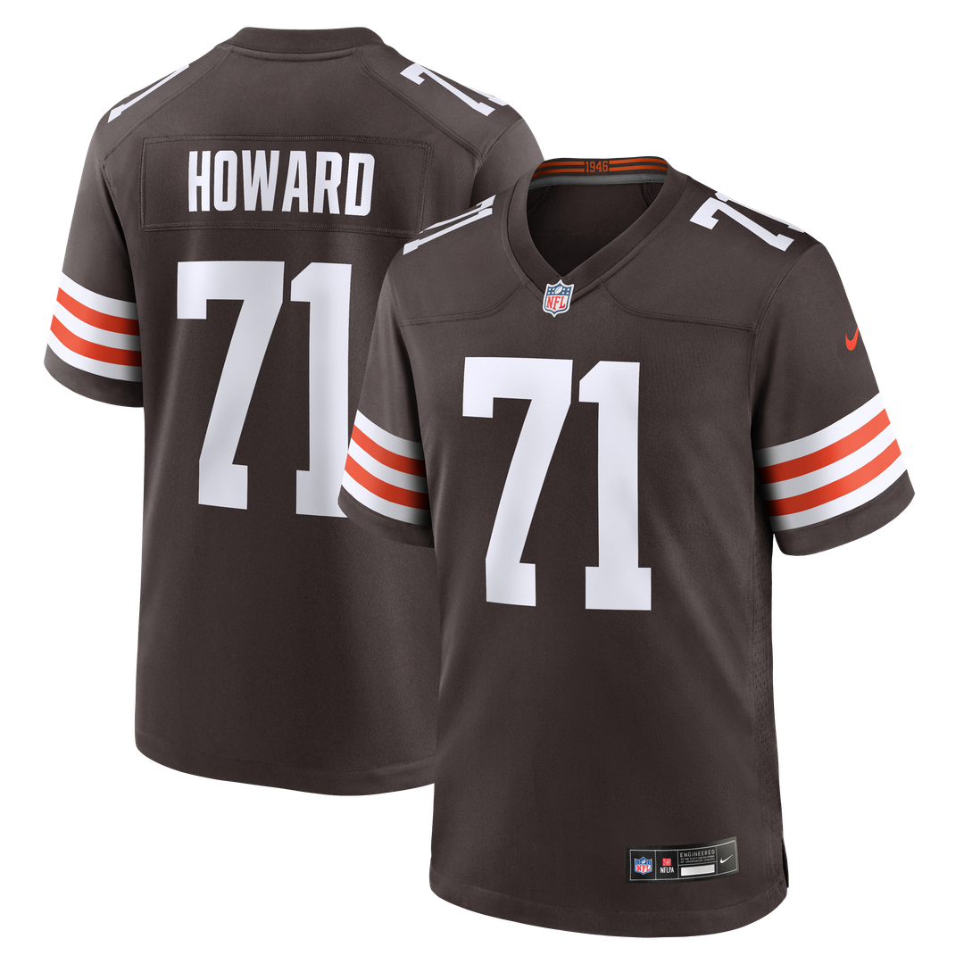 Tytus Howard Cleveland Browns Nike Brown Team Game Jersey