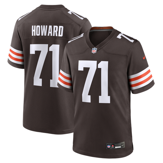 Tytus Howard Cleveland Browns Nike Brown Team Game Jersey