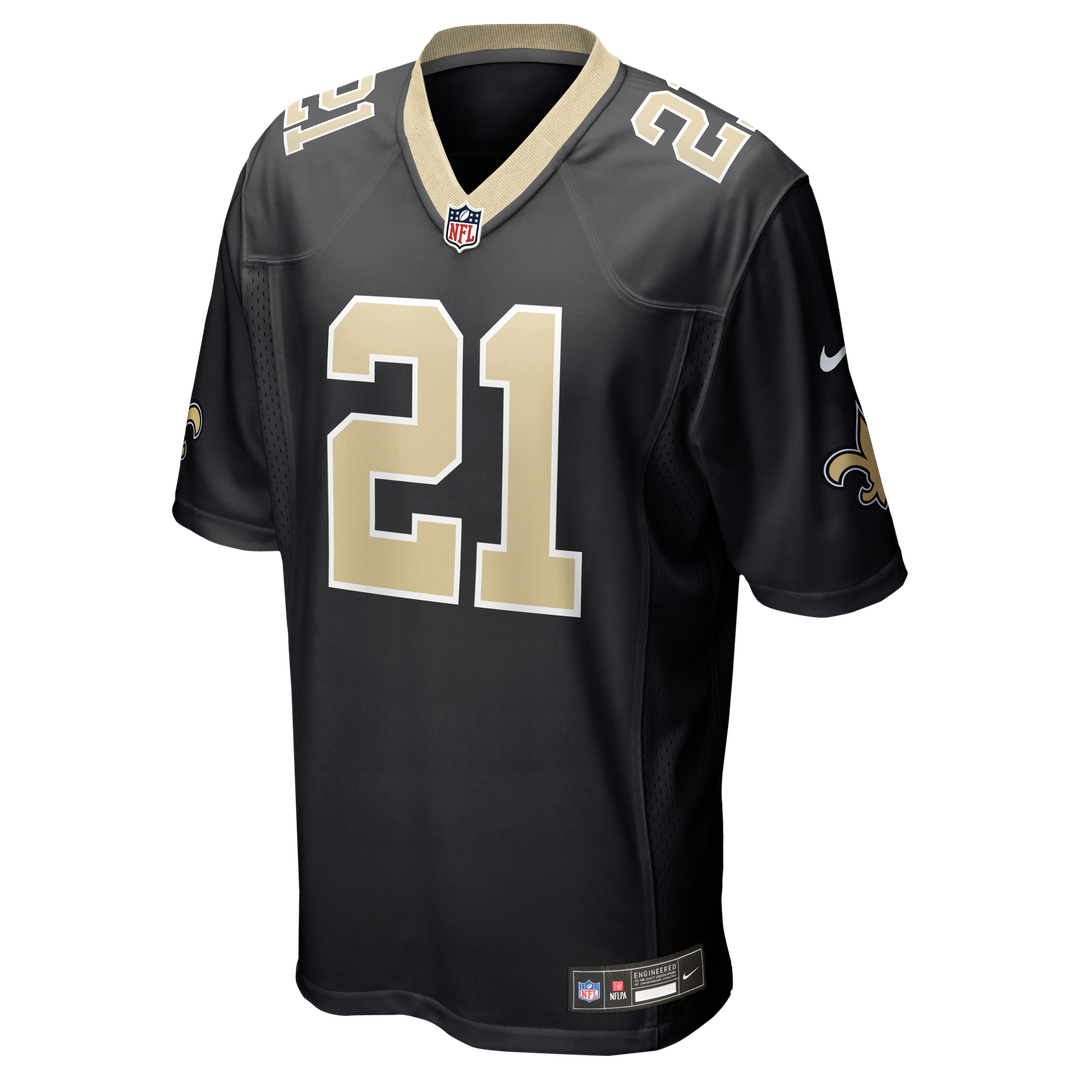 Justin Reid New Orleans Saints Nike Black Team Game Jersey