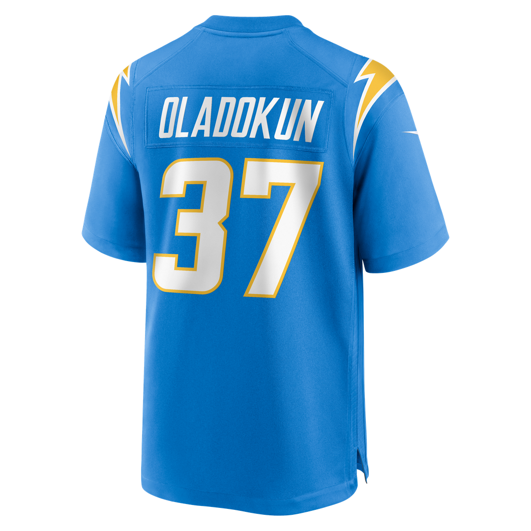 Jordan Oladokun Los Angeles Chargers Nike Powder Blue Team Game Jersey