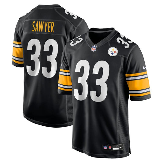 Jack Sawyer Pittsburgh Steelers Nike Black Team Game Jersey