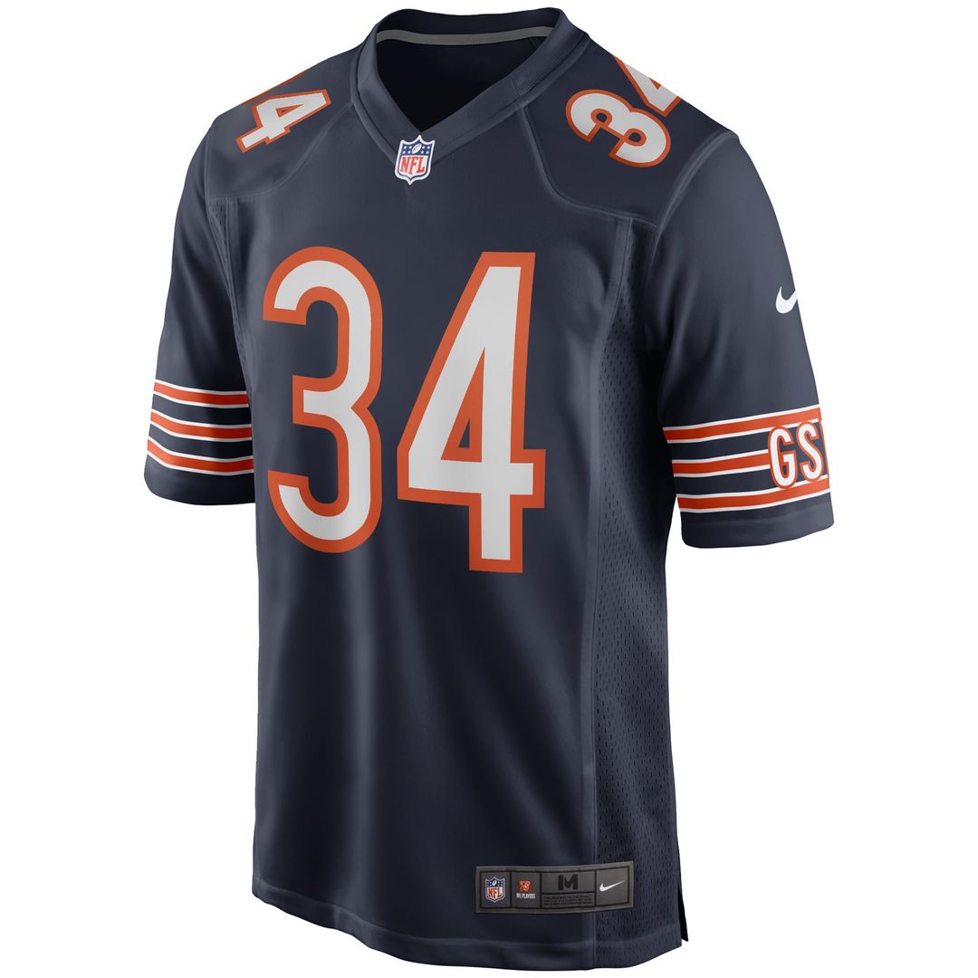 Walter Payton Chicago Bears Nike Navy Game Retired Player Jersey