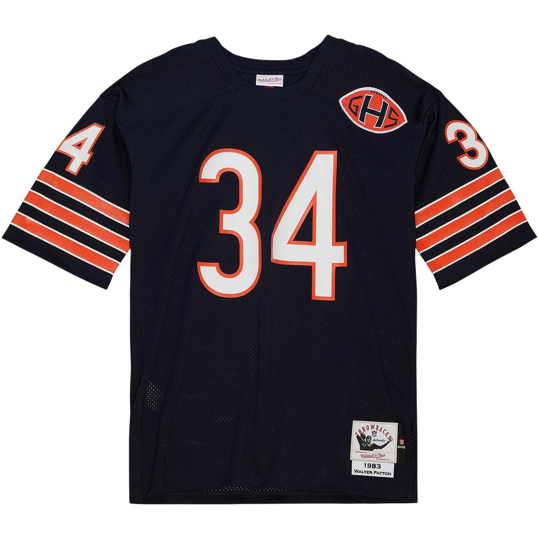 Walter Payton Chicago Bears 1985 Mitchell & Ness White Authentic Throwback Retired Player Jersey