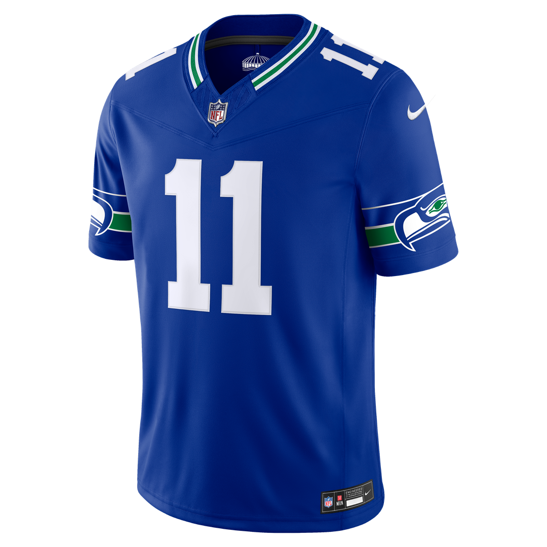 Jaxon Smith-Njigba Seattle Seahawks Nike Royal Alternate Vapor F.U.S.E. Stitched Limited Jersey