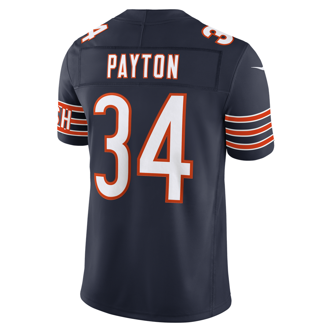 Walter Payton Chicago Bears Nike Navy Vapor F.U.S.E. Stitched Retired Limited Jersey