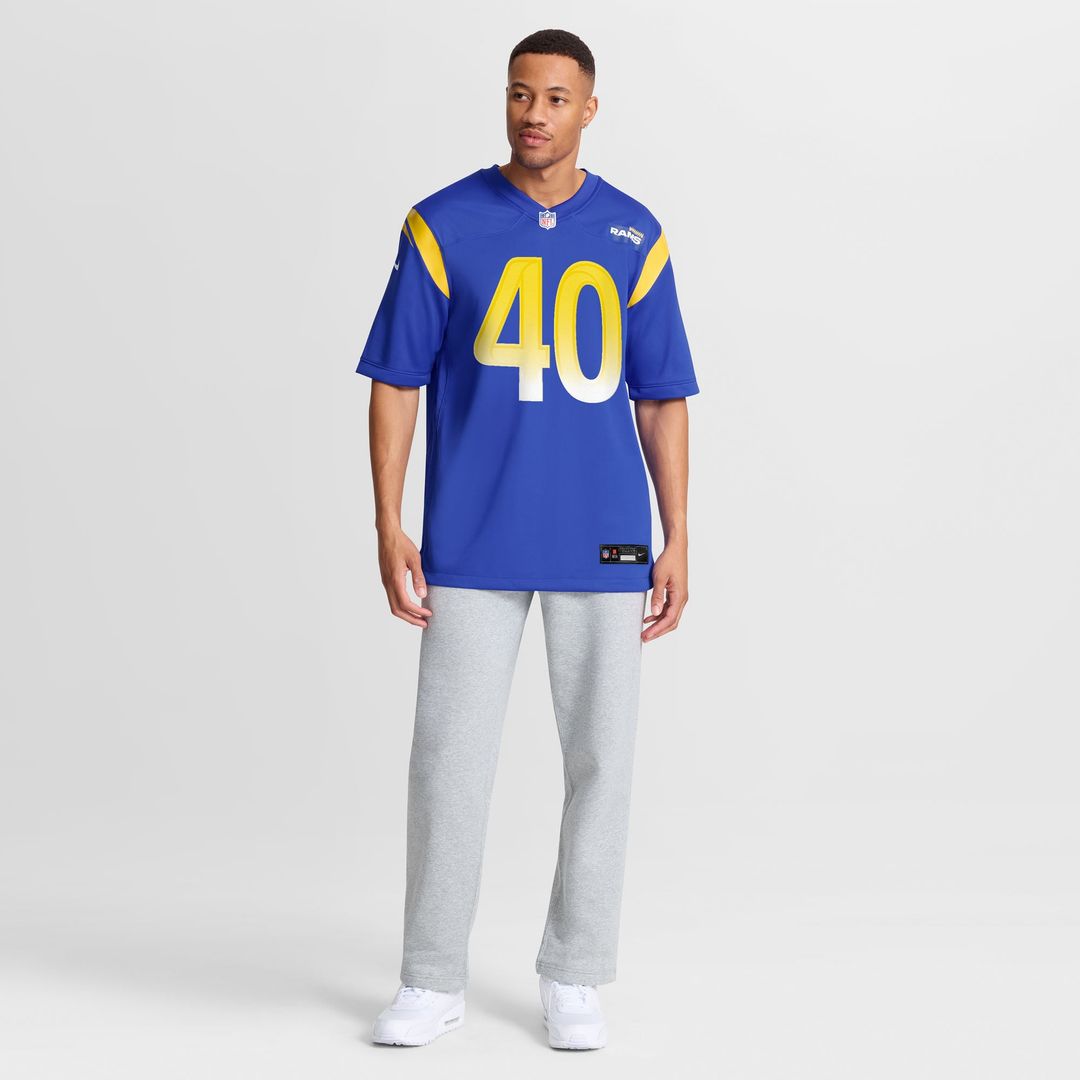 Jesse Luketa Los Angeles Rams Nike Royal Team Game Jersey