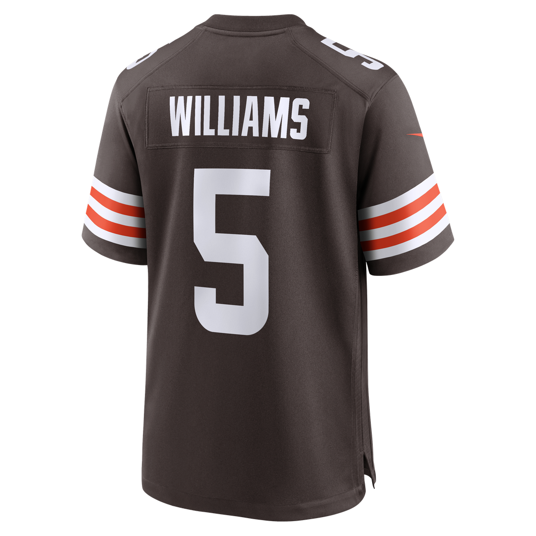Quincy Williams Cleveland Browns Nike Brown Team Game Jersey