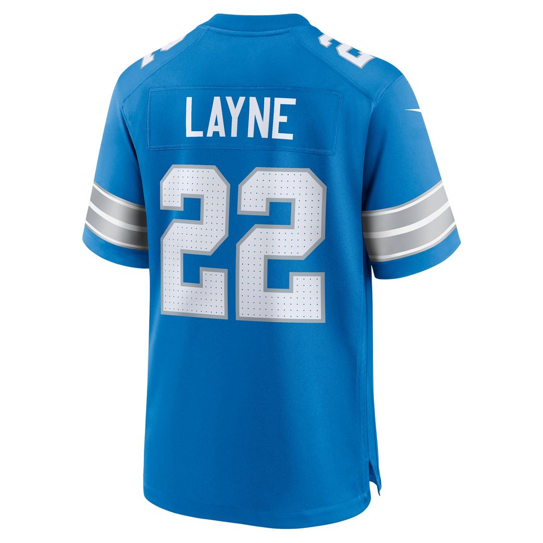 Bobby Layne Detroit Lions Nike Blue Retired Player Game Jersey