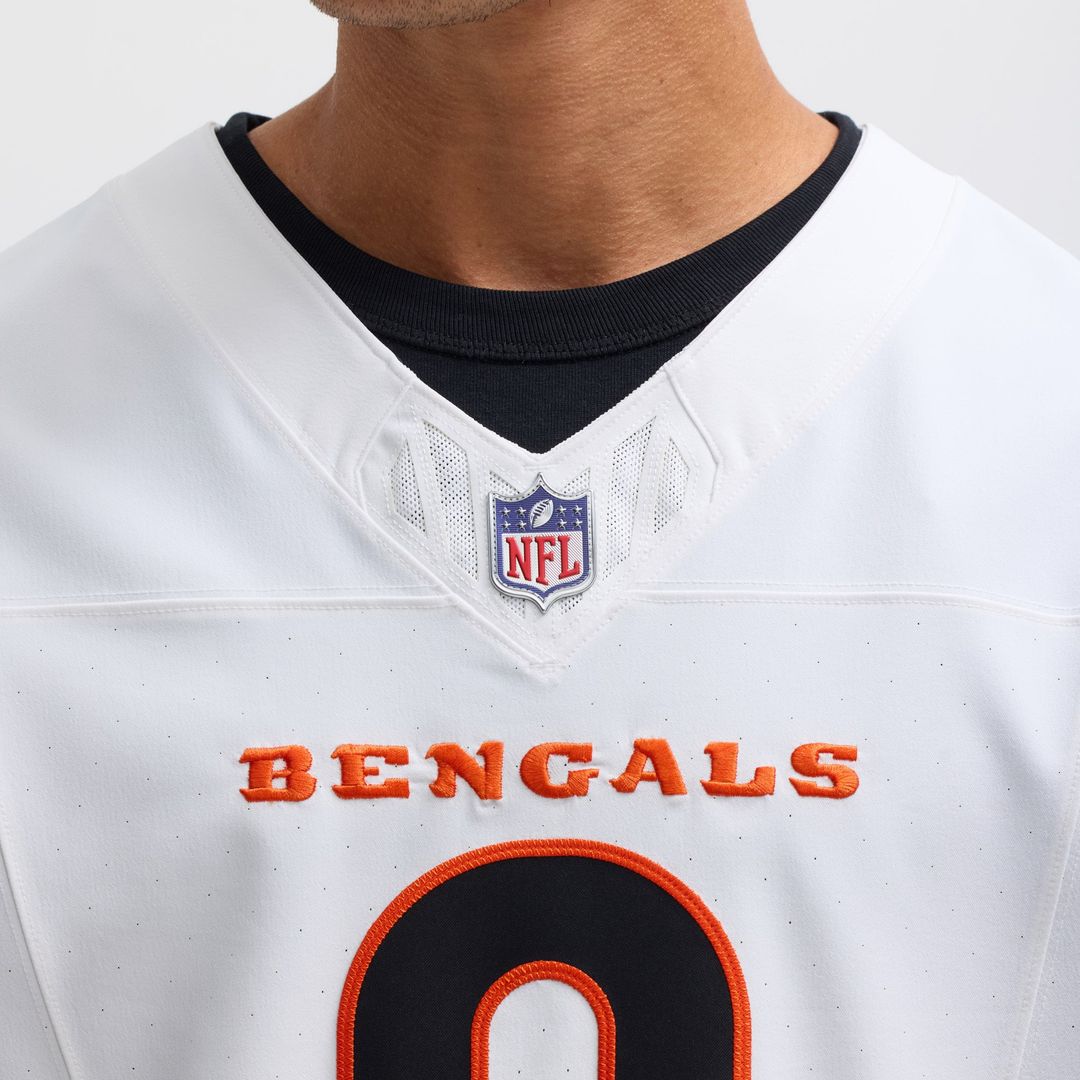 Joe Burrow Cincinnati Bengals Nike White Vapor F.U.S.E. Elite Jersey