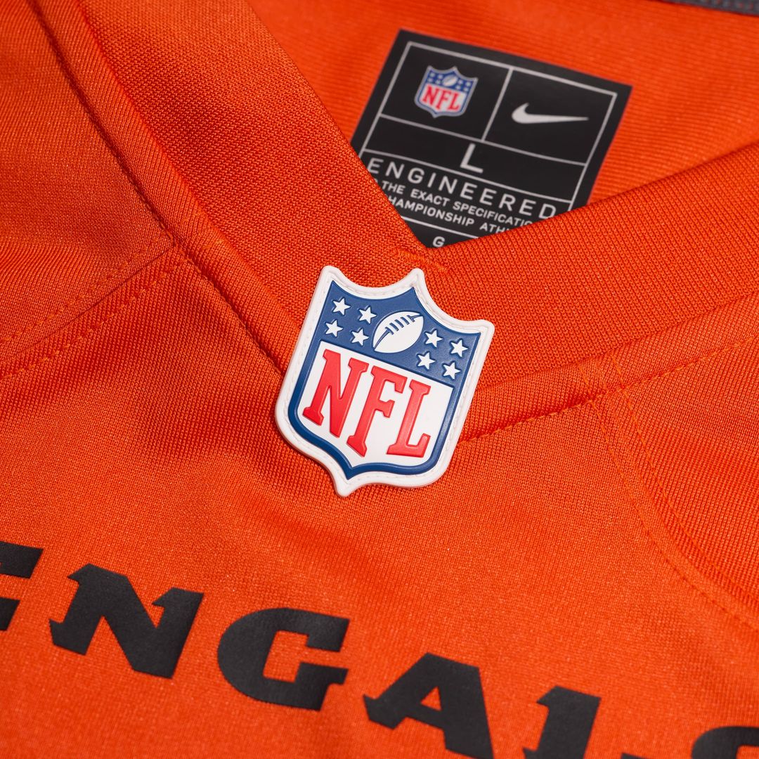 Joe Flacco Cincinnati Bengals Nike Orange Alternate Game Jersey