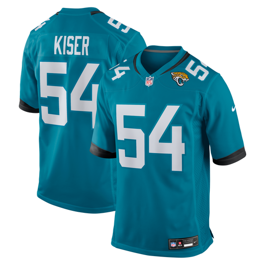 Jack Kiser Jacksonville Jaguars Nike Teal Team Game Jersey