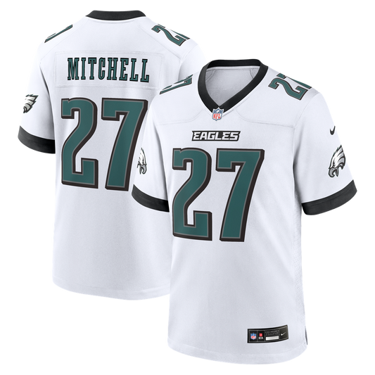 Quinyon Mitchell Philadelphia Eagles Nike White Game Jersey