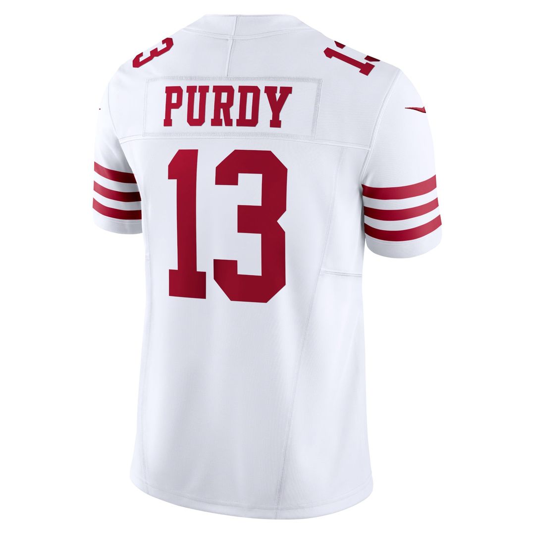 Brock Purdy San Francisco 49ers Nike White Vapor F.U.S.E. Limited Jersey