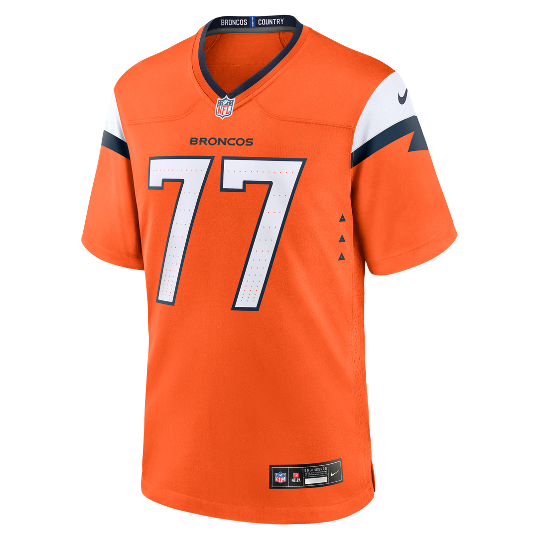 Quinn Meinerz Denver Broncos Nike Orange Team Game Jersey