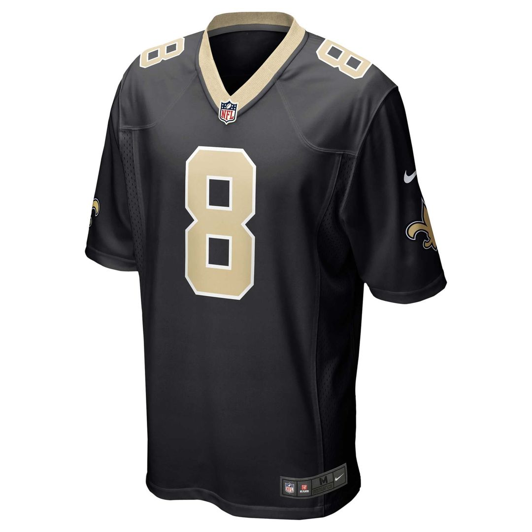 Archie Manning New Orleans Saints Nike Black Retired Player Game Jersey