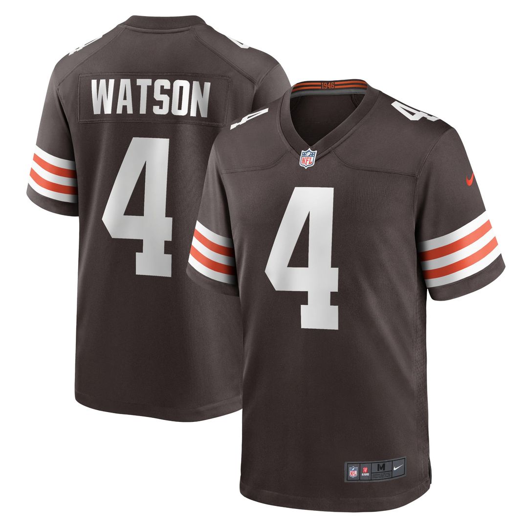 Deshaun Watson Cleveland Browns Nike Brown Game Jersey