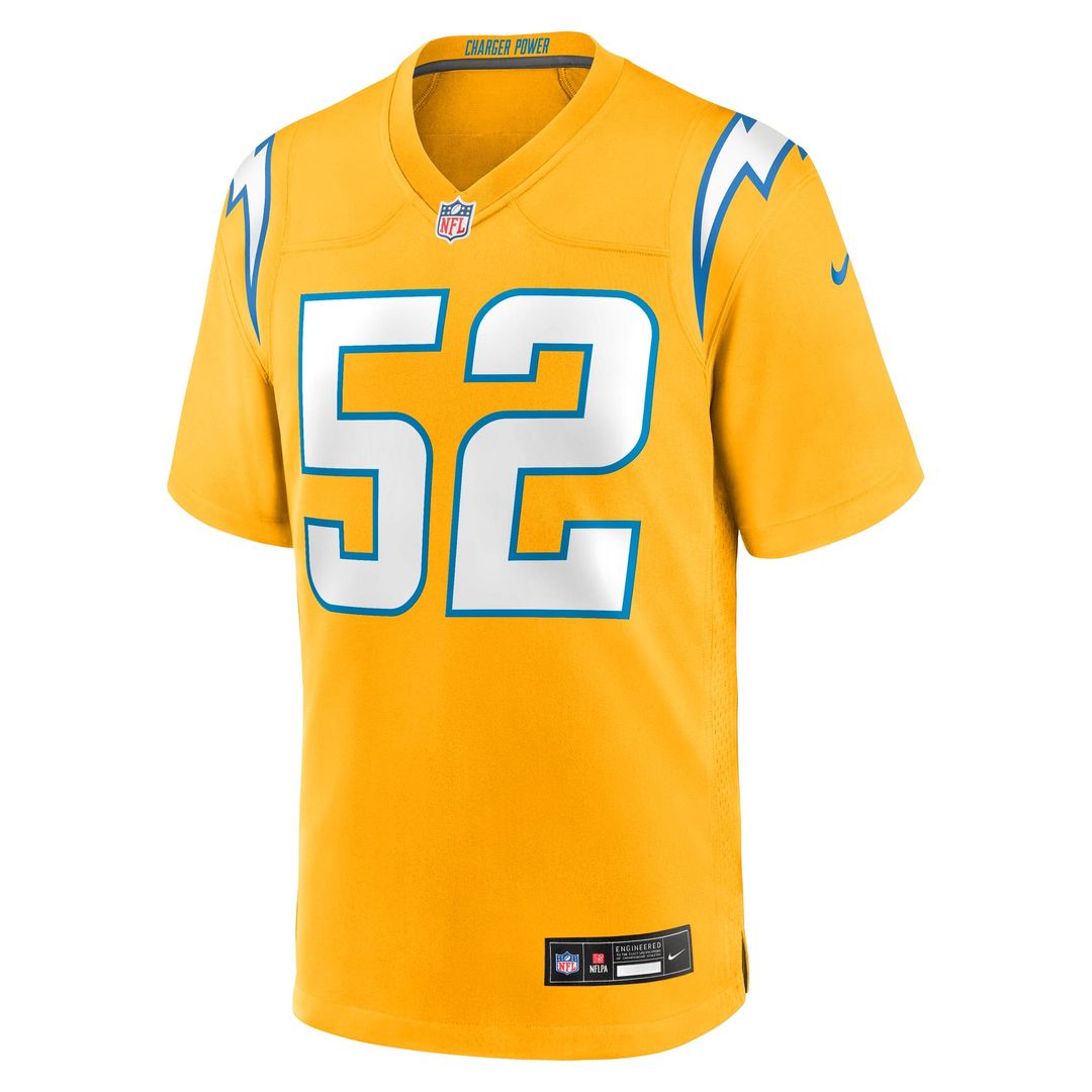 Khalil Mack Los Angeles Chargers Nike Navy Alternate Super Chargers Game Player Jersey